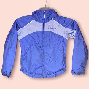 ❤️ COLUMBIA ❤️ girls rain coat - purple - size xs (6)